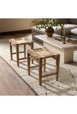 Norma Accent Stool, Natural Paper Cord