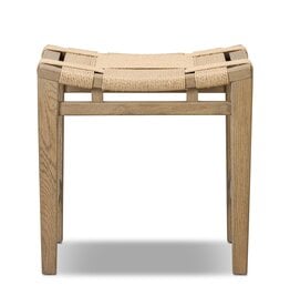 Norma Accent Stool, Natural Paper Cord