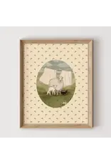 Meadow Lamb Art, 8X10