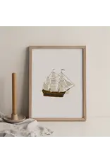 Boat On The Water Art, 11X14