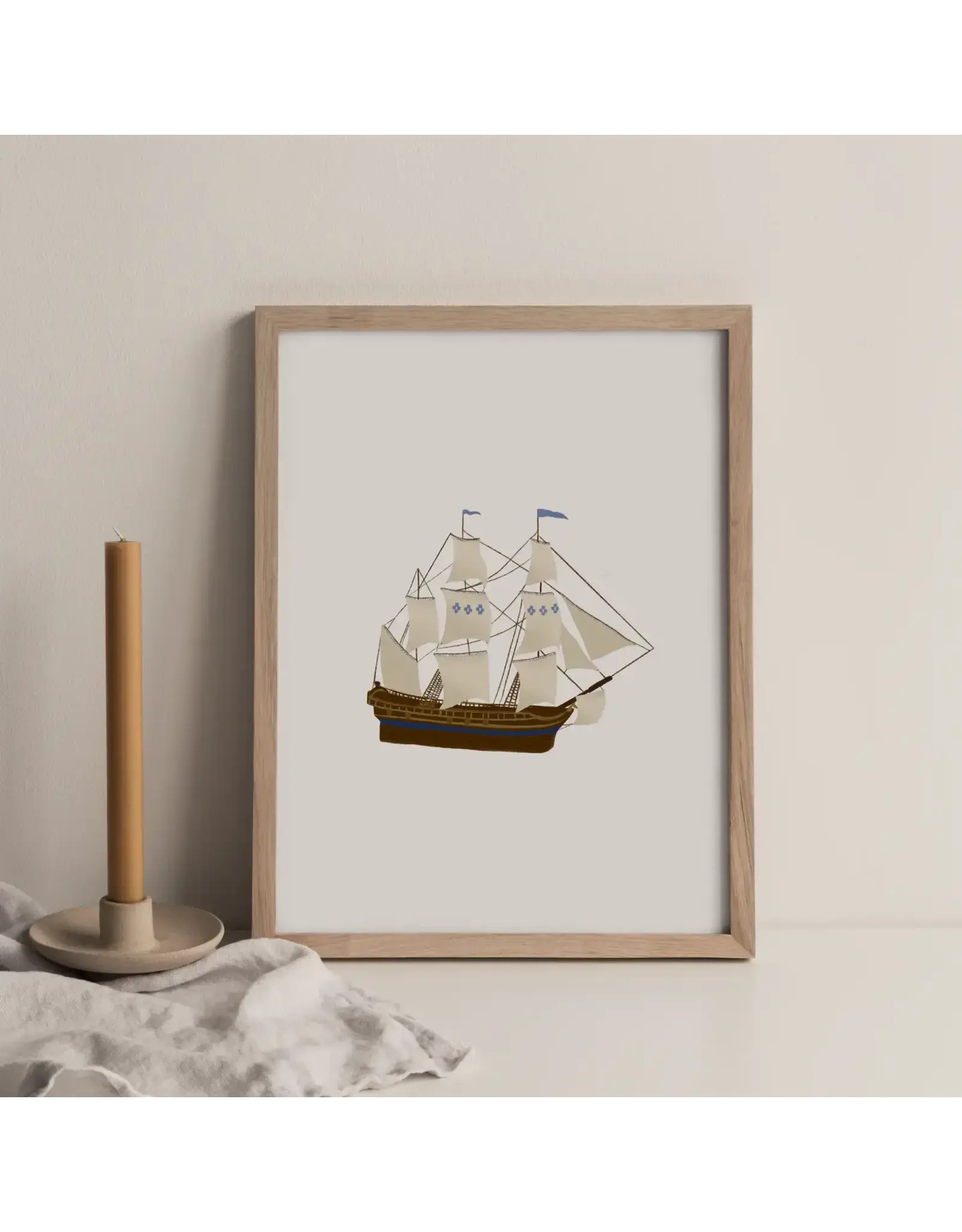 Boat On The Water Art, 11X14