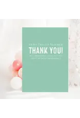 To My Child's Teacher, Thank You Card