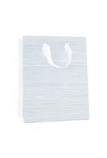 Blue Painted Stripe Gift Bag