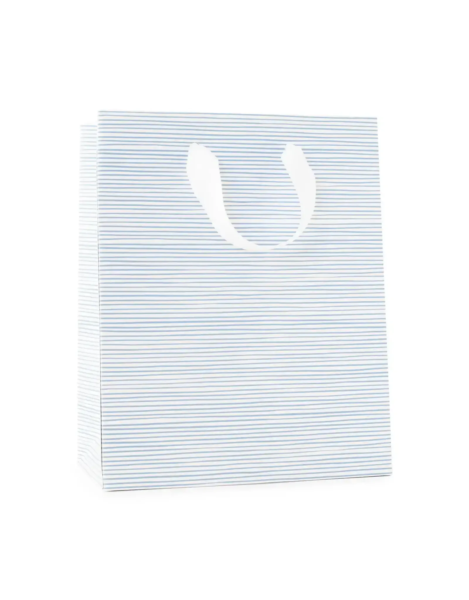 Blue Painted Stripe Gift Bag