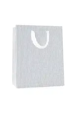 Blue Ticking Stripe Gift Bag