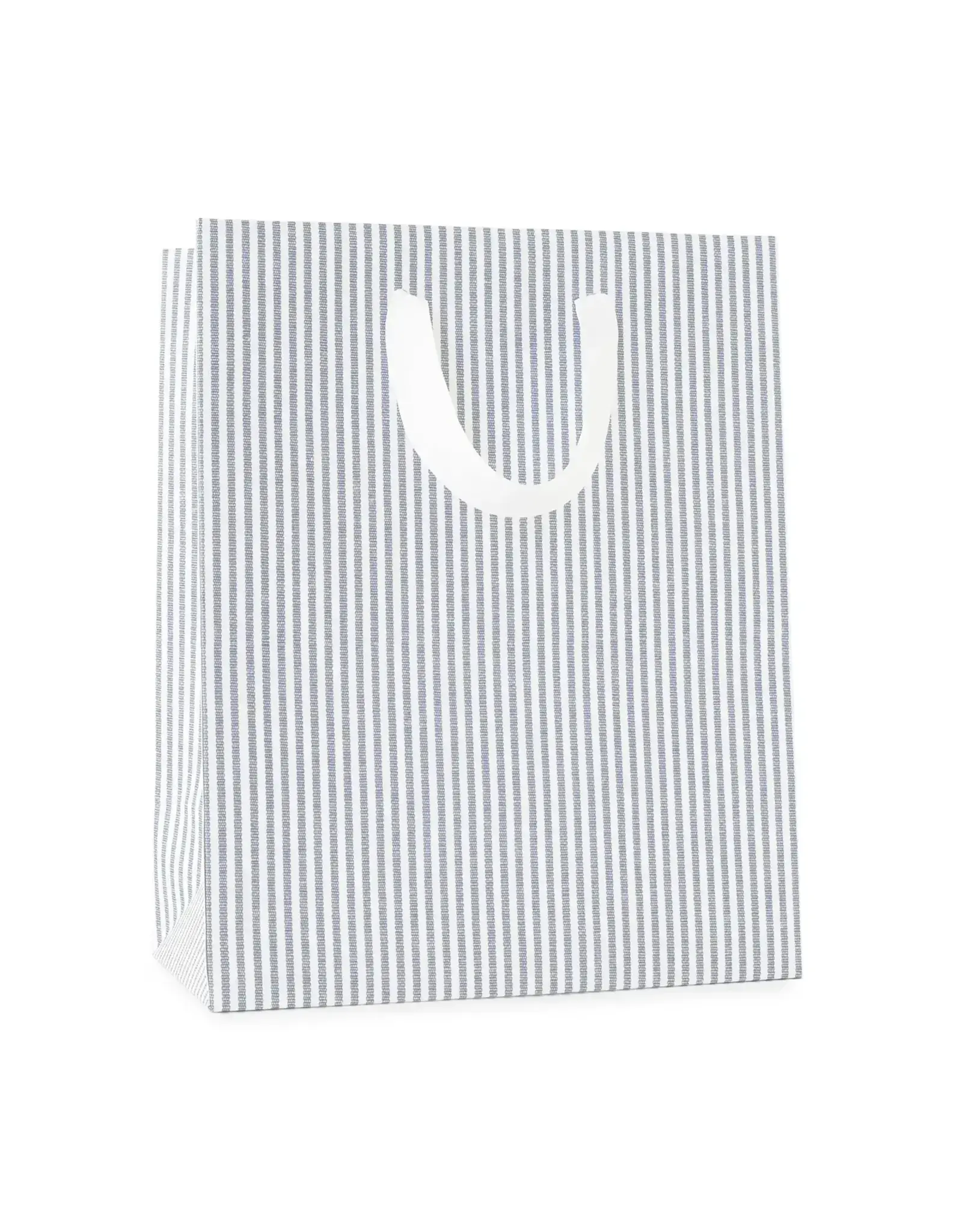 Blue Ticking Stripe Gift Bag