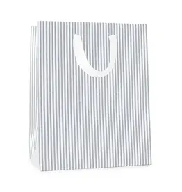 Blue Ticking Stripe Gift Bag