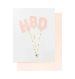 Hbd Balloons Card