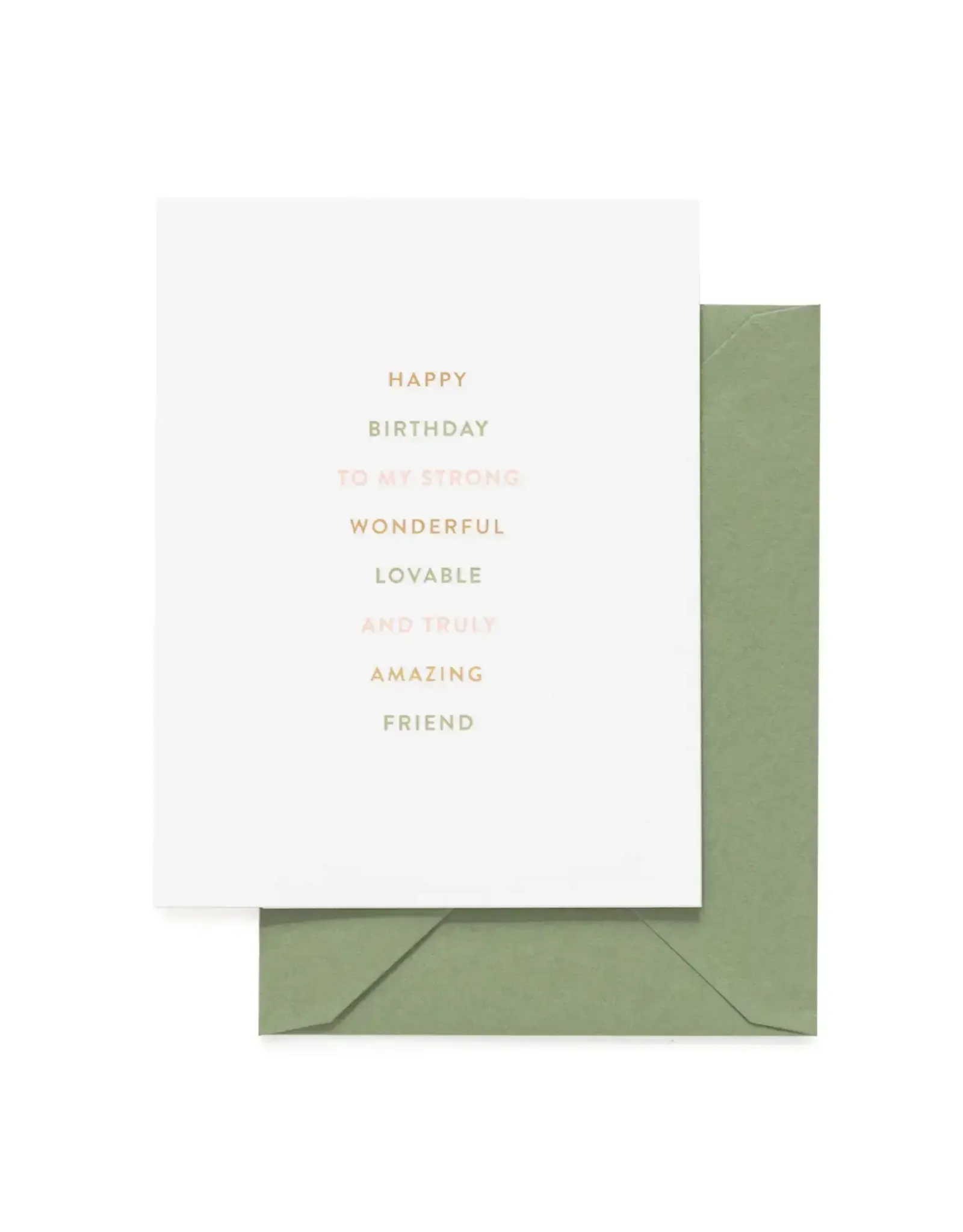 Truly Amazing Friend, Birthday Card