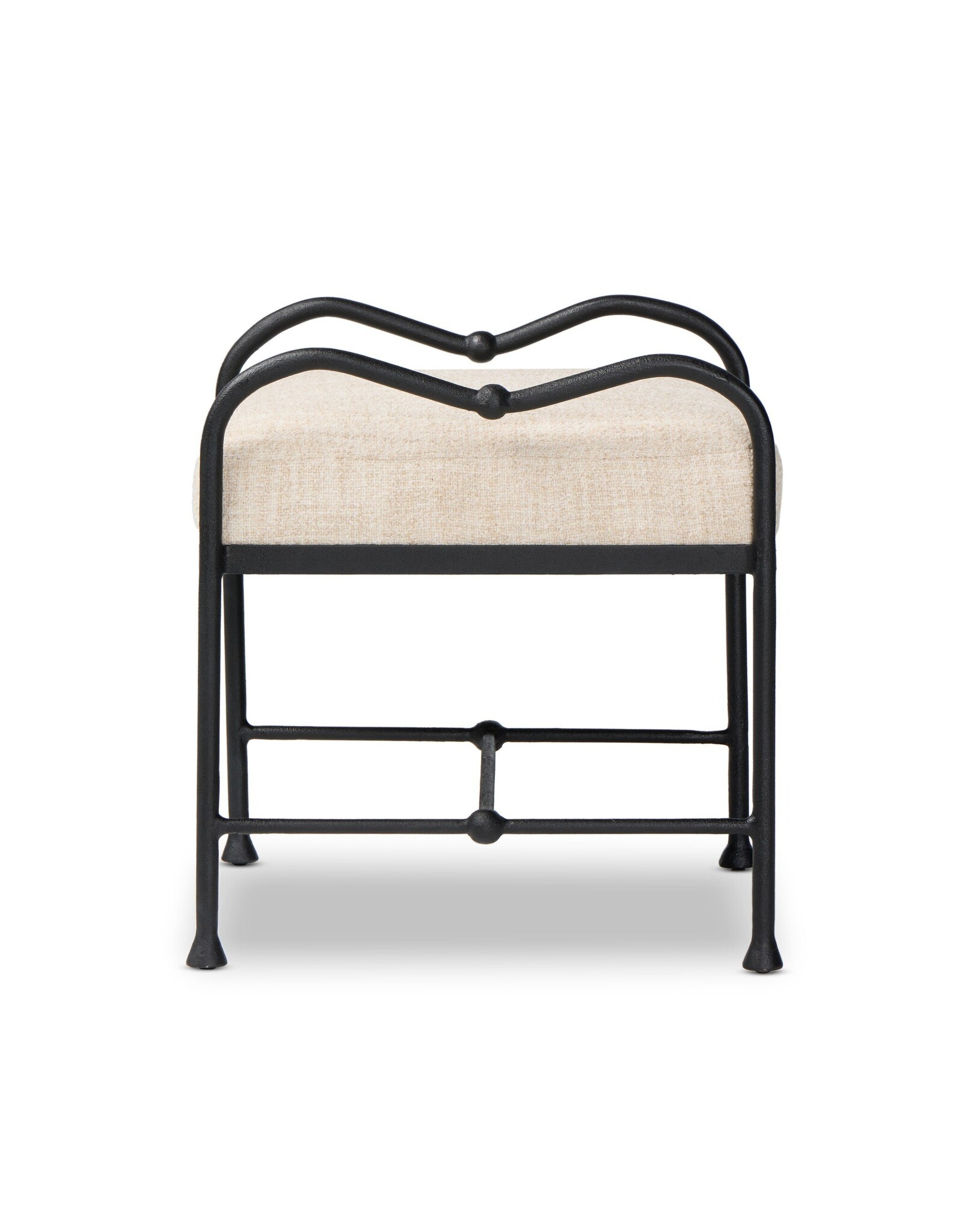 Leona Accent Stool, Yuma Cream