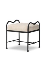 Leona Accent Stool, Yuma Cream