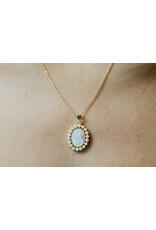 Pearl Image Necklace, Jesus