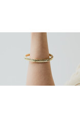 Quilted Open Bangle