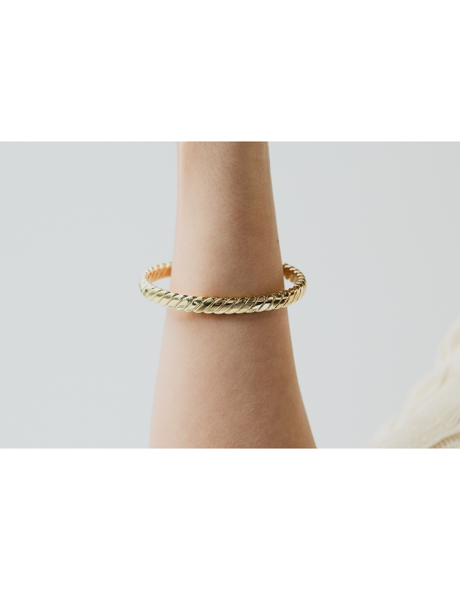 Quilted Open Bangle