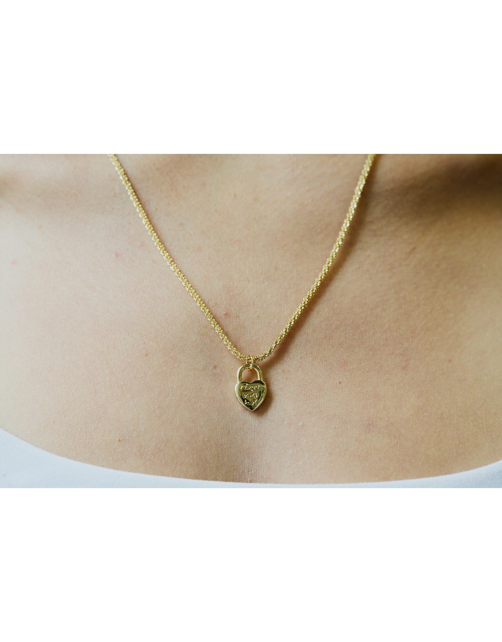 Serpentine Chain + Forever In My Heart Charm