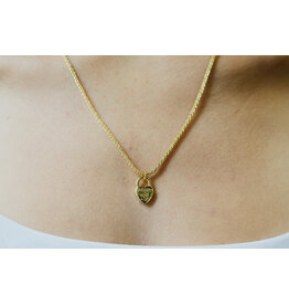 Serpentine Chain + Forever In My Heart Charm