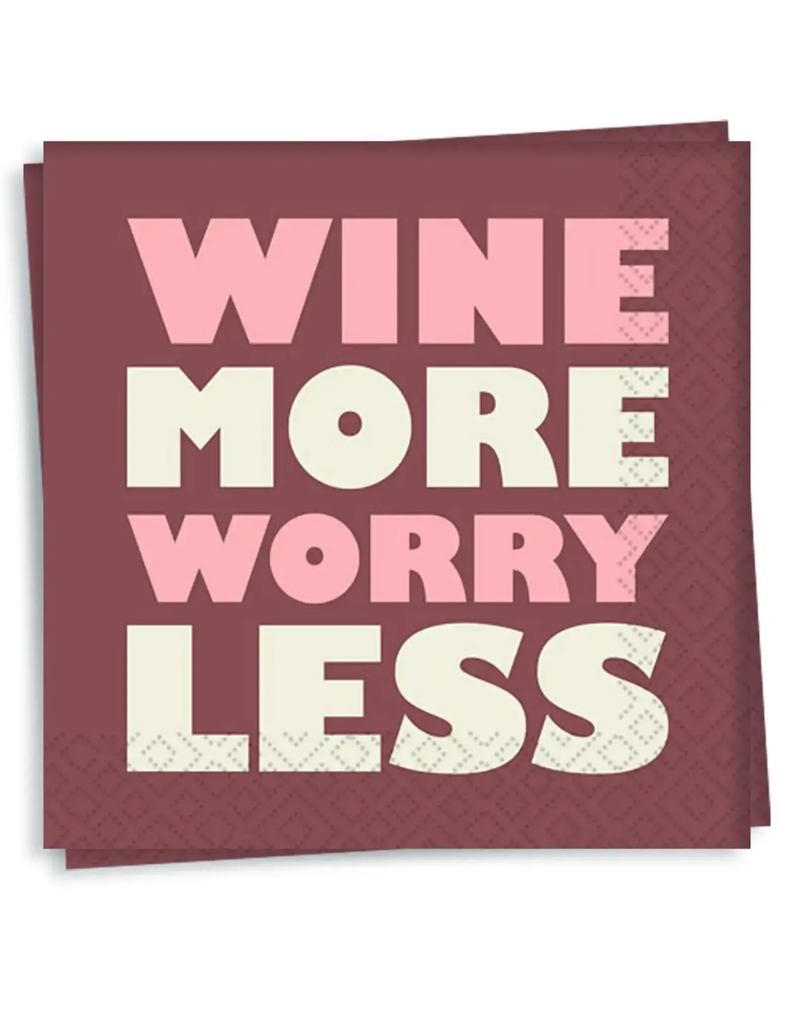 More Less Cocktail Napkin