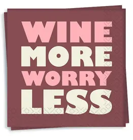 More Less Cocktail Napkin
