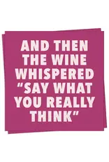 What You Really Think Cocktail Napkin