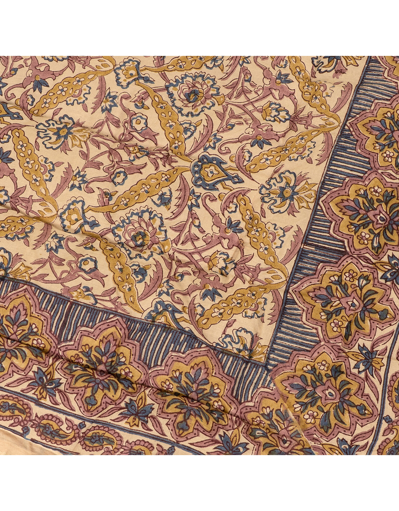 Luna Vine Block Print Quilt, King Size