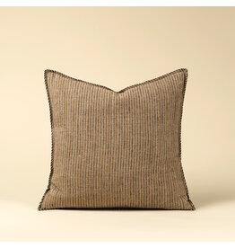 Colmar Stripe Linen Pillow, 20x20
