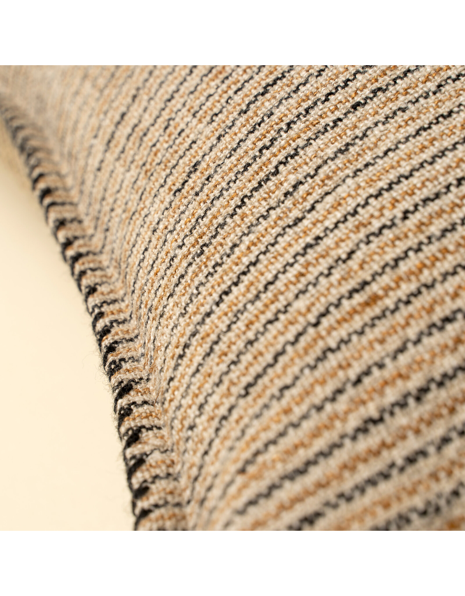 Colmar Stripe Linen Pillow, 20x20