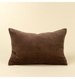 16x24 Vera Luxe Velvet Pillow, Clove