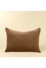 16x24 Vera Luxe Velvet Pillow, Caramel