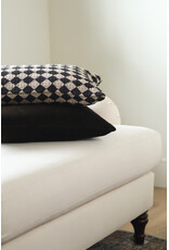 16x24 Vera Luxe Velvet Pillow, Midnight Green