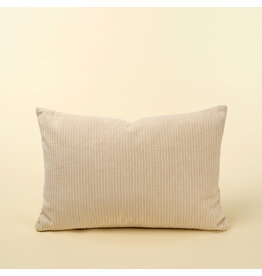 16x24 Wide Wale Corduroy Pillow, Ivory