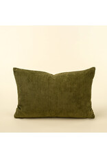 16x24 Wide Wale Corduroy Pillow, Moss