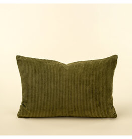 16x24 Wide Wale Corduroy Pillow, Moss