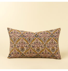 21x12 Luna Vine Block Print Pillow