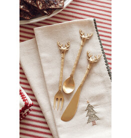 Gilded Stag Cheese Set S/3
