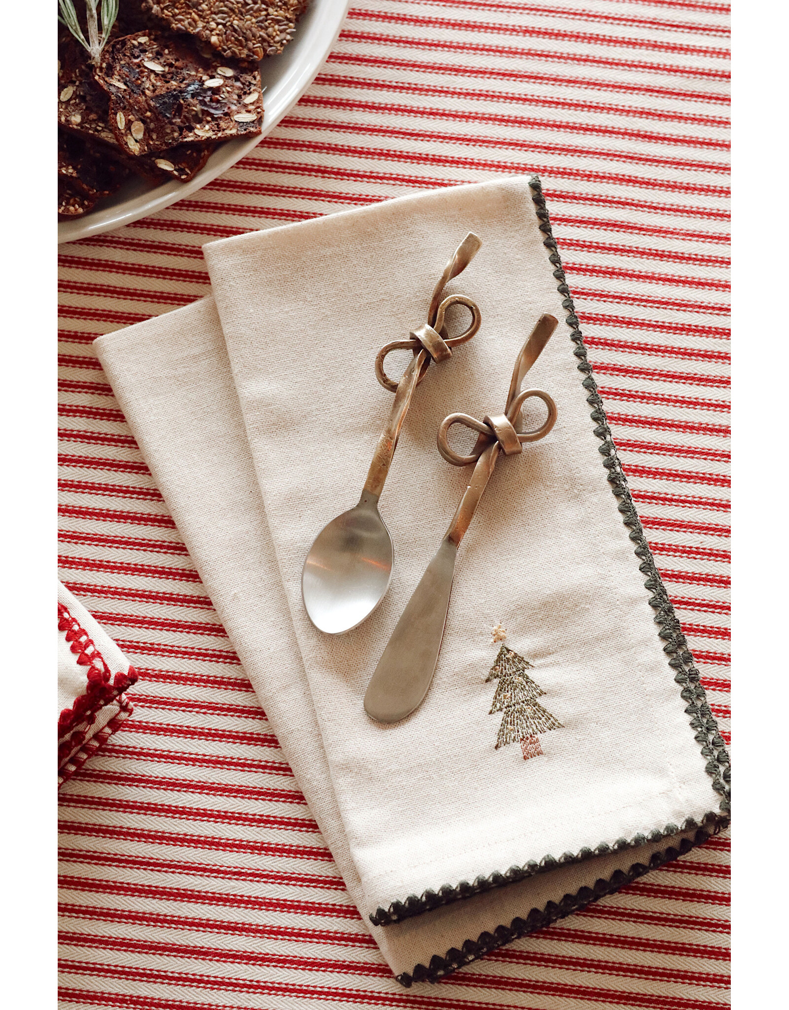 Tied Bow Spoons S/3