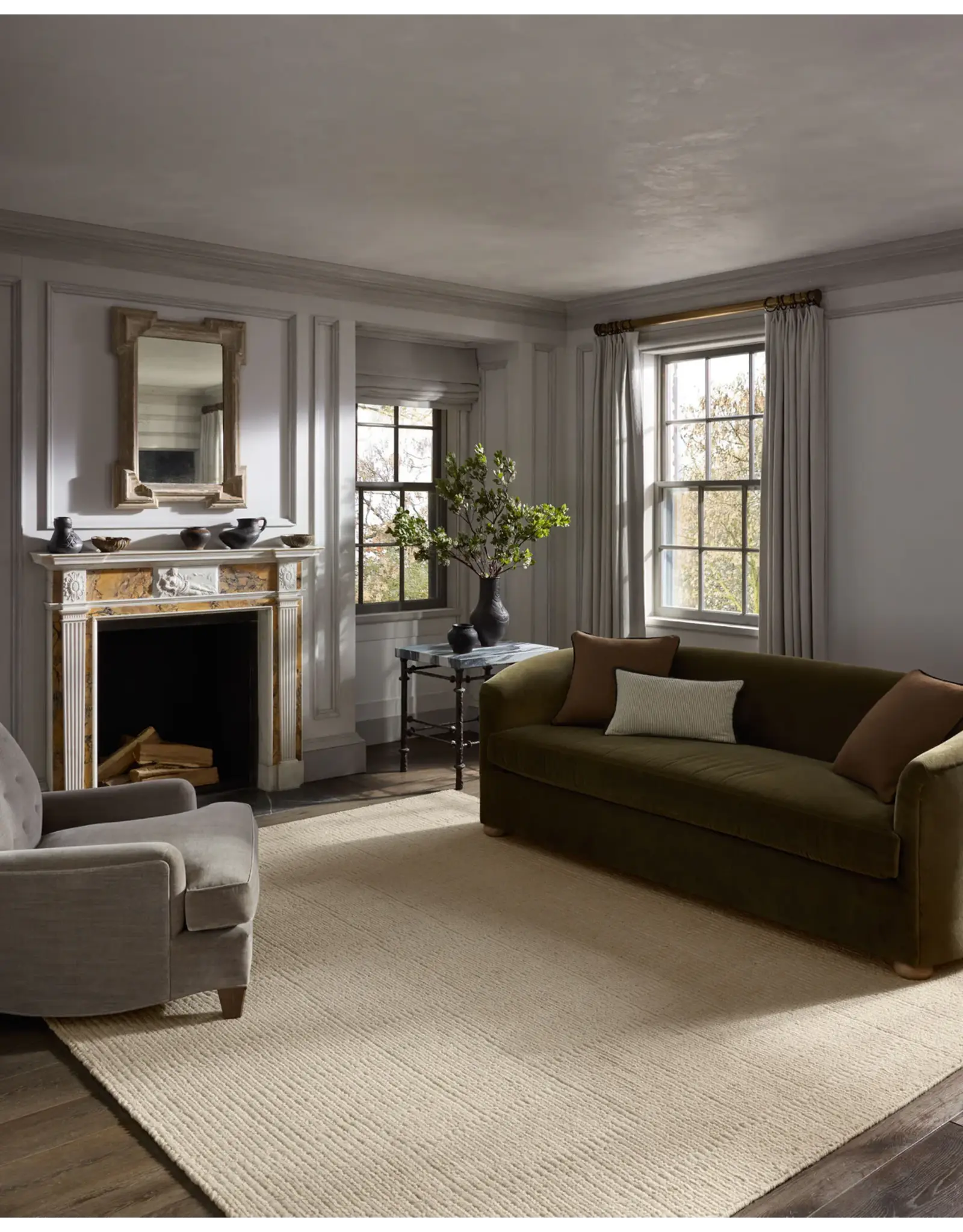 Jeremiah Brent × Loloi Rug - GRN-01 Ivory