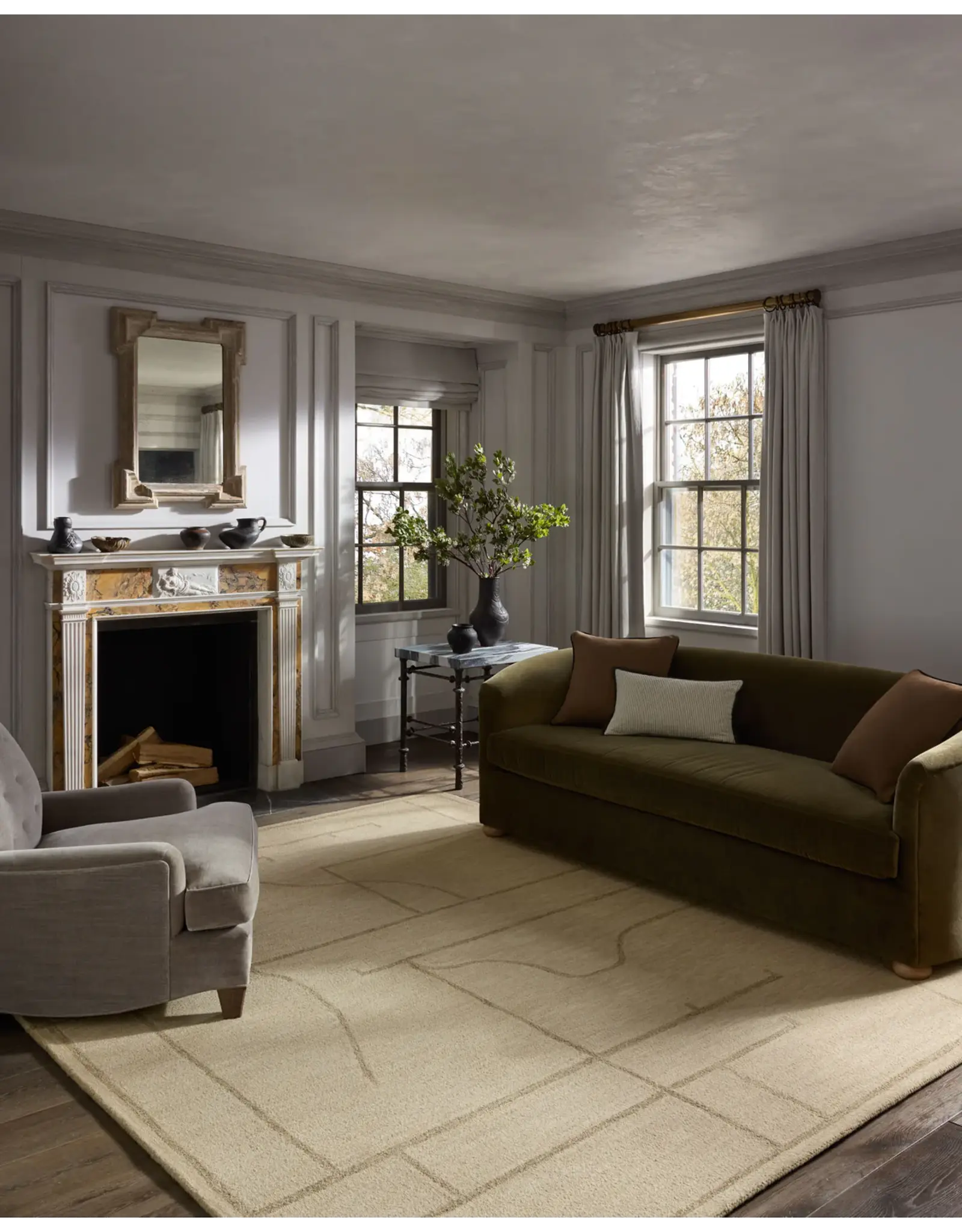 Jeremiah Brent × Loloi Rug - BAR-05 - Ivory / Taupe
