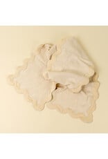 Velvet Scallop Runner - 108"L, Ivory