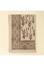 Harvest Block Print Tablecloth - 104"L