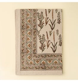 Harvest Block Print Tablecloth - 104"L