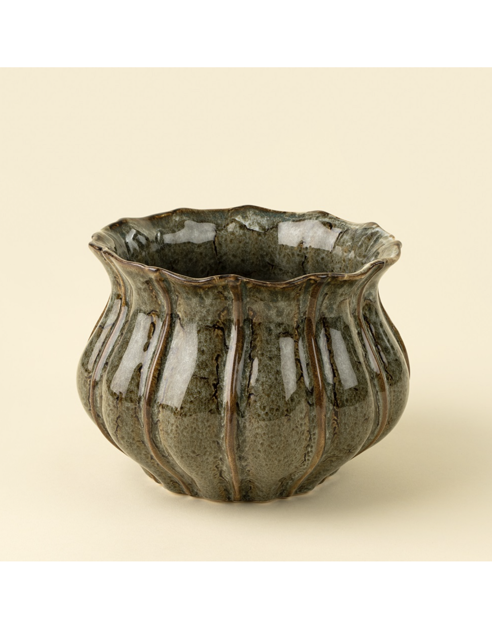 Florentine Stoneware Vase L