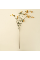 Golden Globe Flower Spray