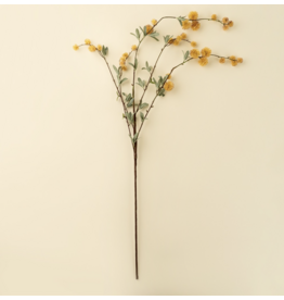 Golden Globe Flower Spray