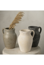 Rhodes Pitcher Vase S, Stone