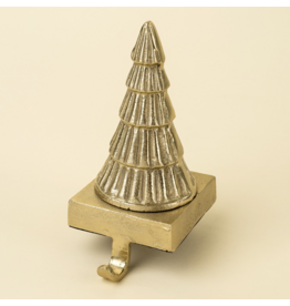 Holiday Tree Stocking Holder, Gold