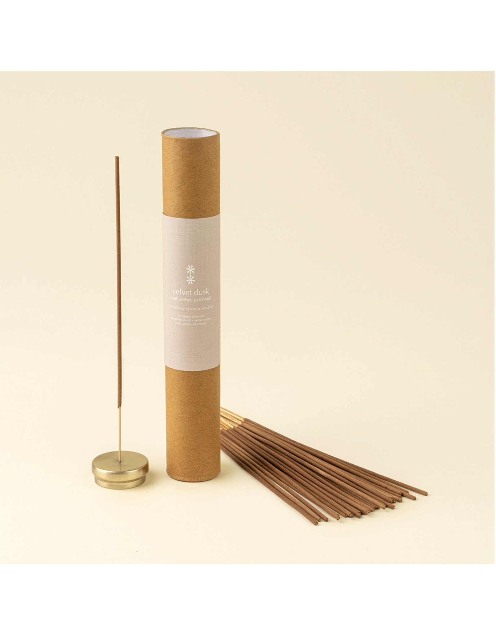 Velvet Dusk Incense,Set/30 Sticks + Holder