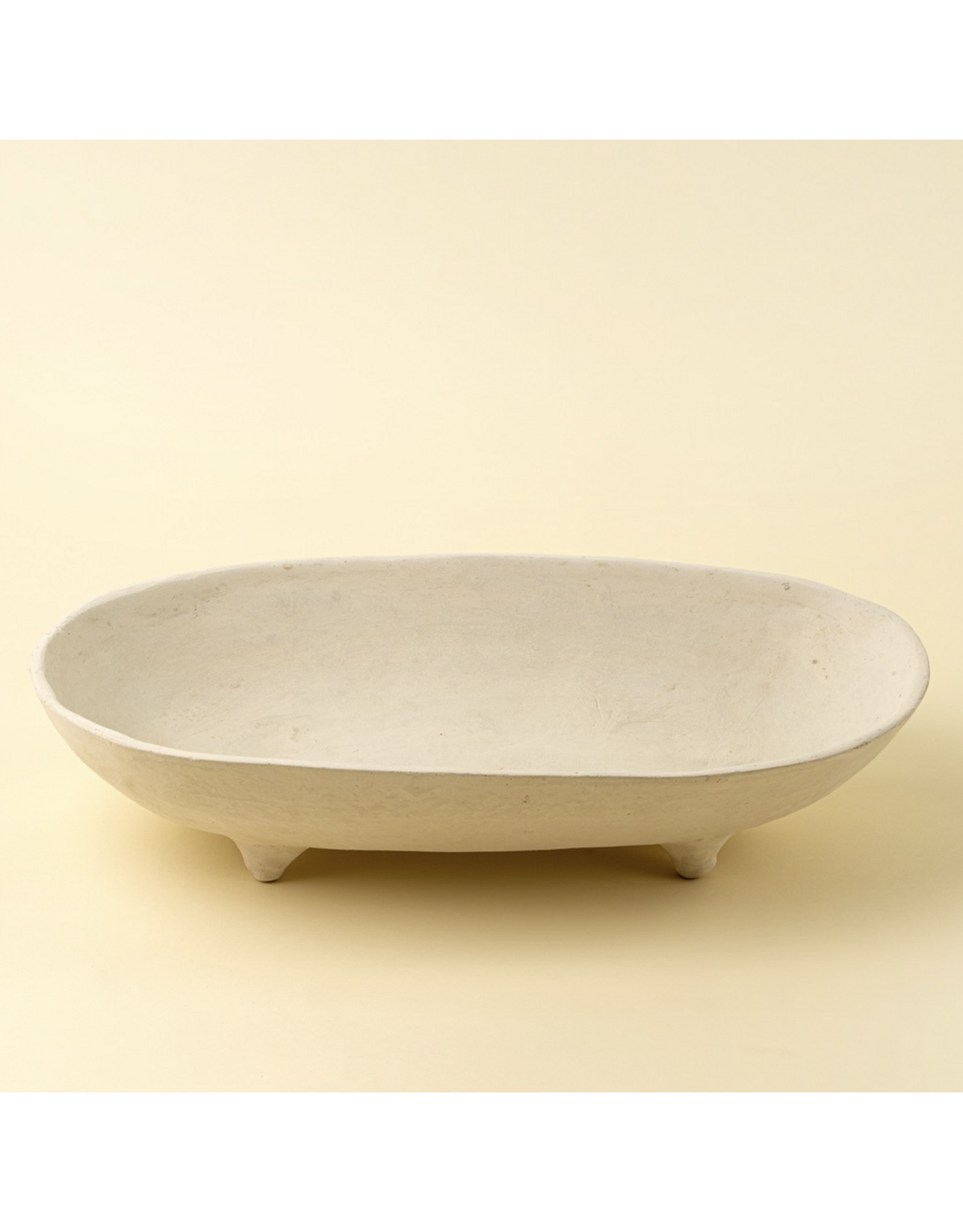 Pedestal Paper Mache Tray L