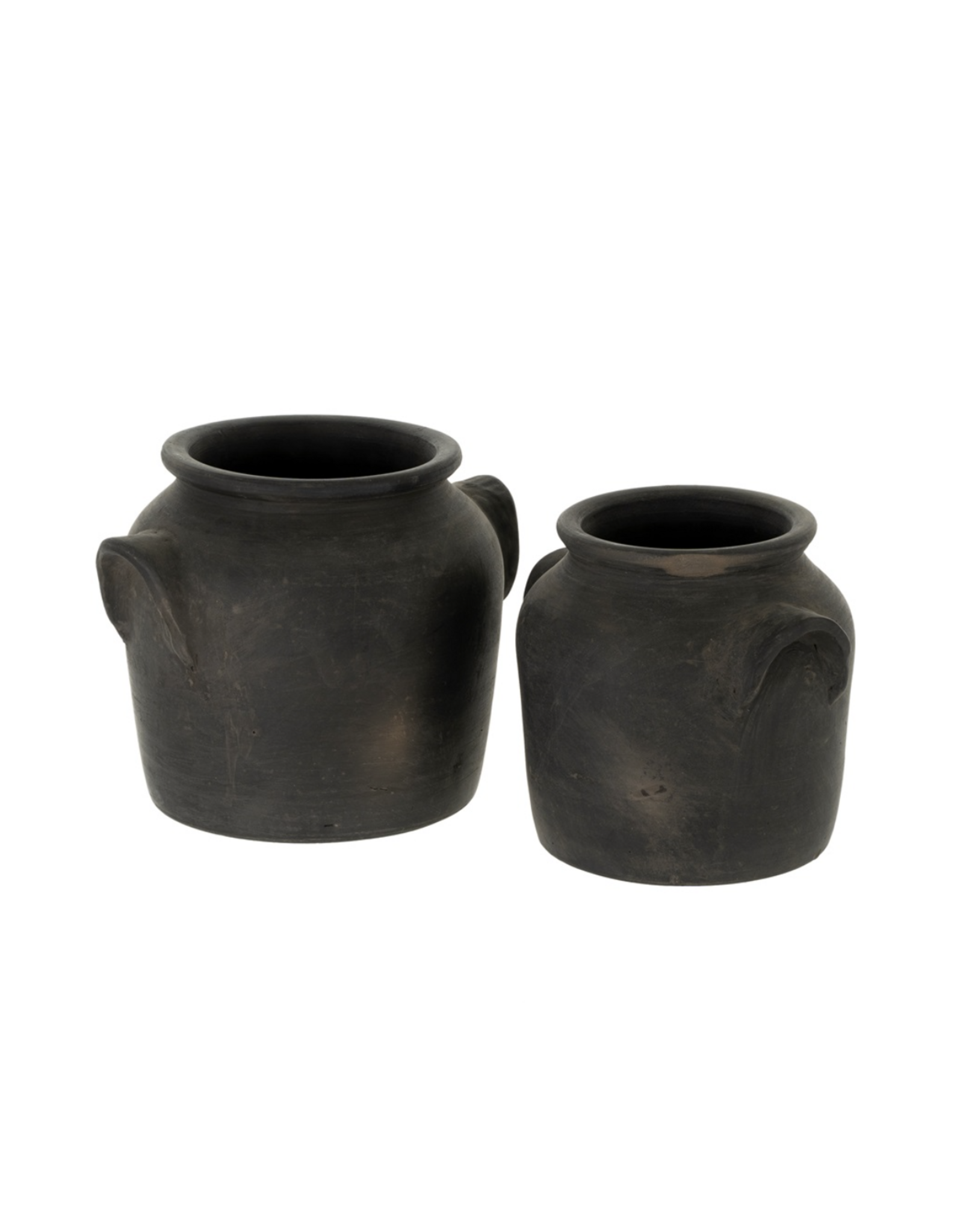 Milos Burnt Terracotta Urn S