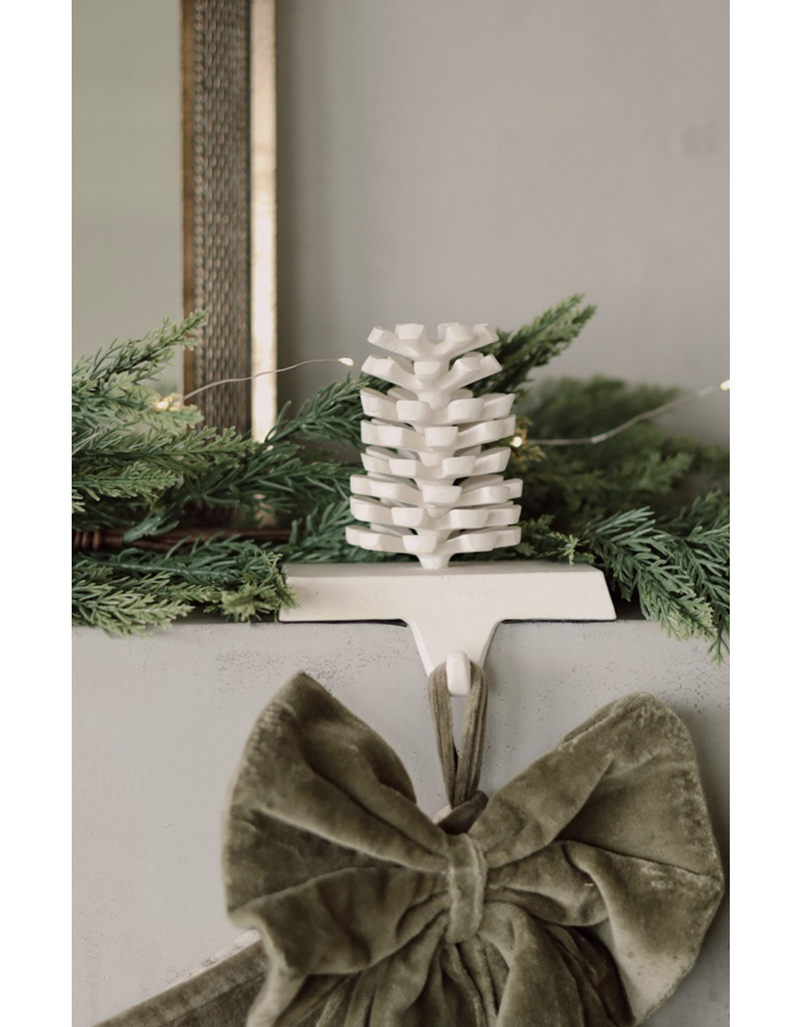 Pinecone Stocking Holder