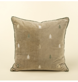 20x20 Velvet Trees Pillow